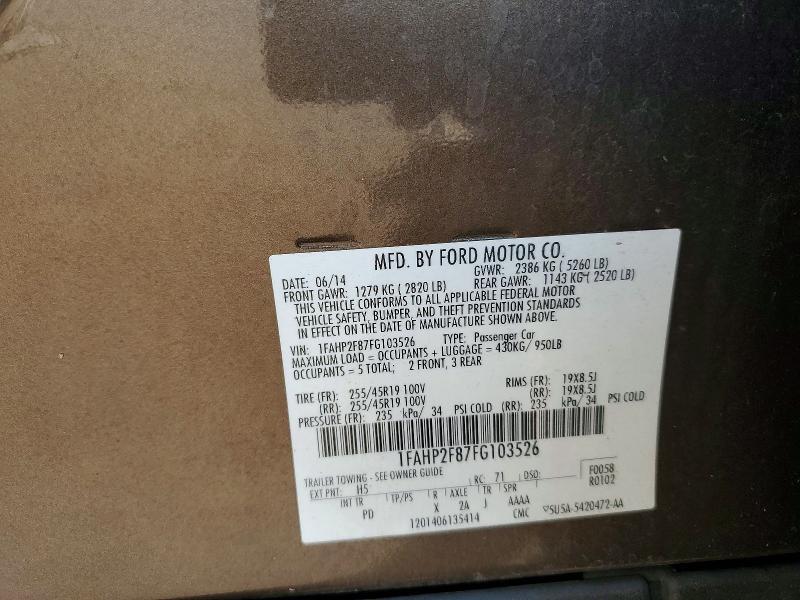 2015 Ford Taurus Limited