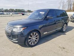 Land Rover salvage cars for sale: 2016 Land Rover Range Rover Supercharged