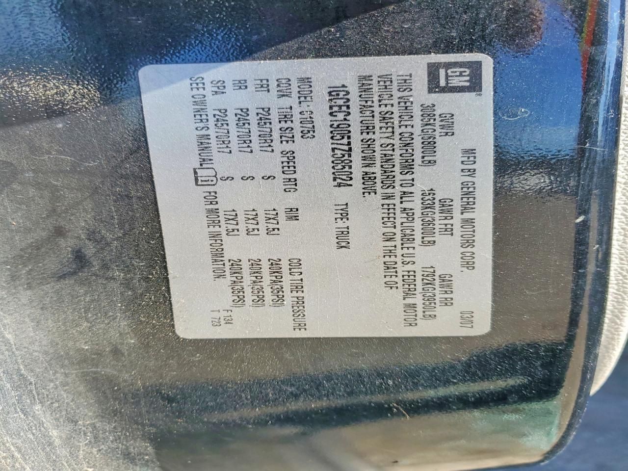 2007 Chevrolet Silverado C1500