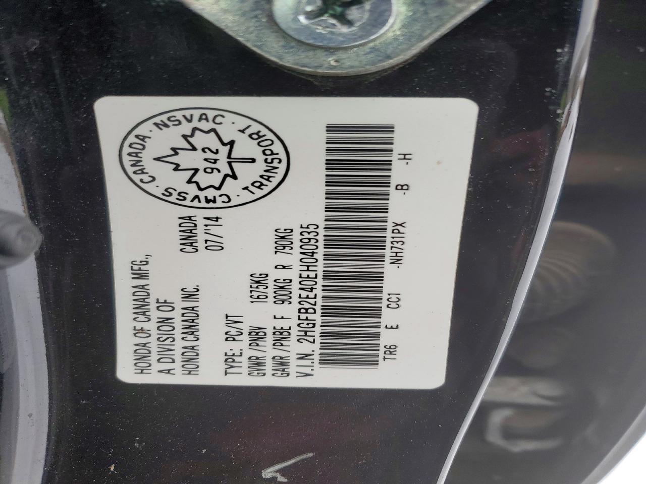 2014 Honda Civic lx