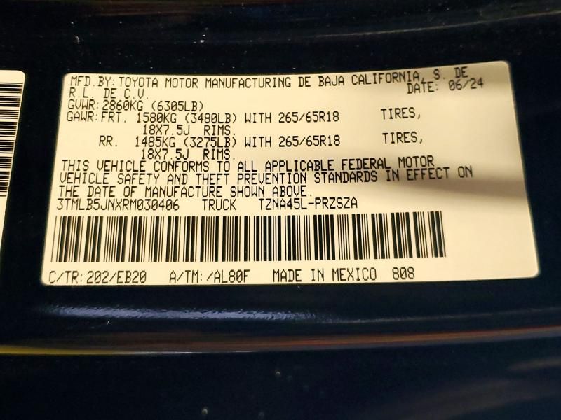 2024 Toyota Tacoma Double cab