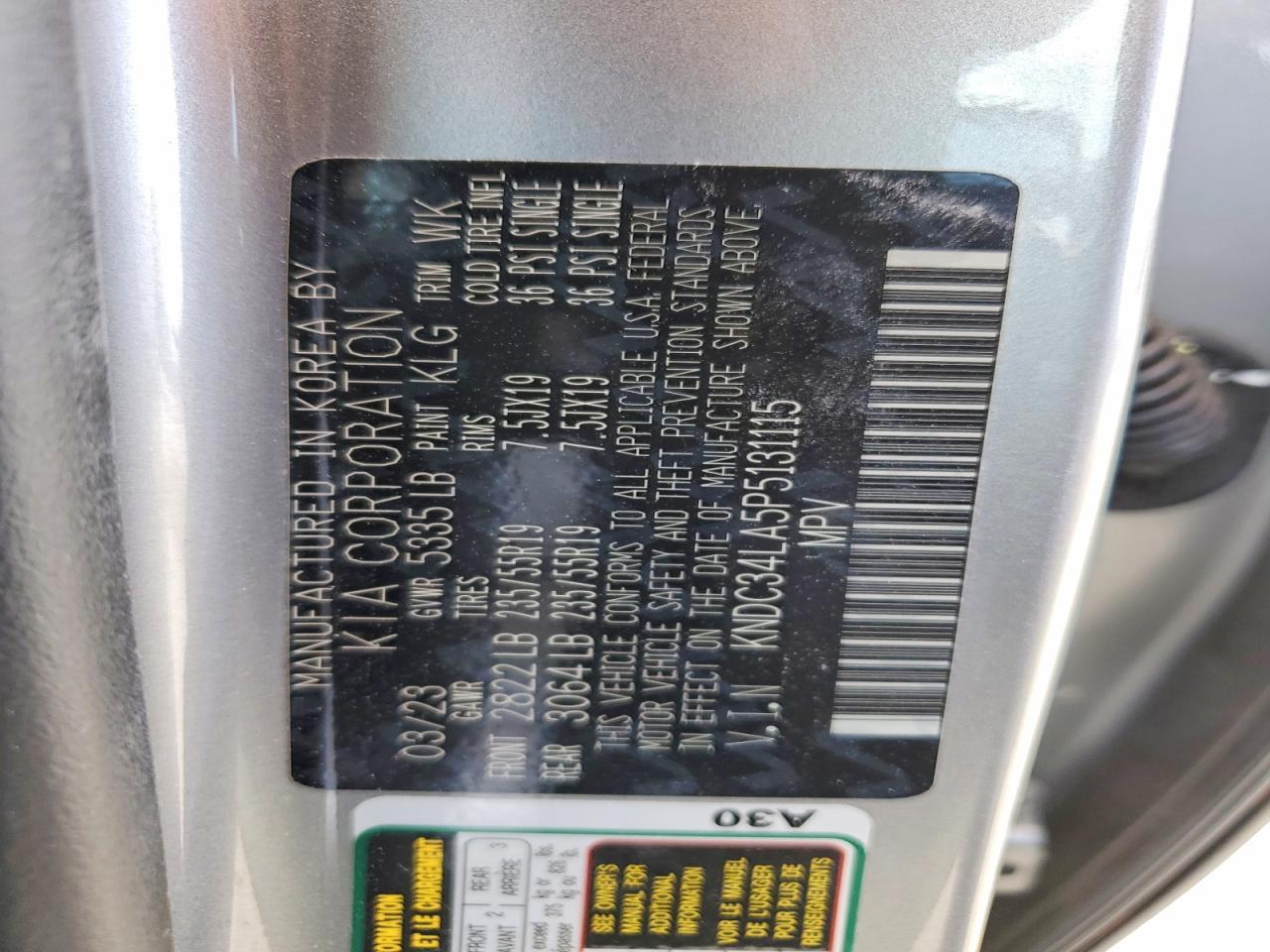 2023 KIA EV6 Wind