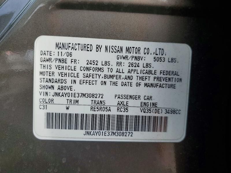 2007 Infiniti M35 Base