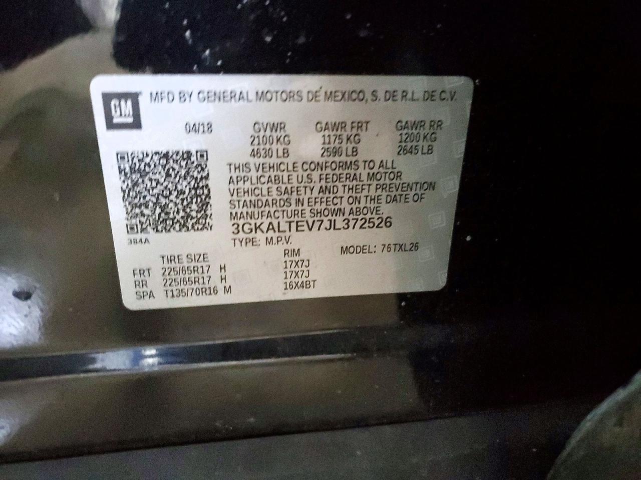 2018 GMC Terrain sle