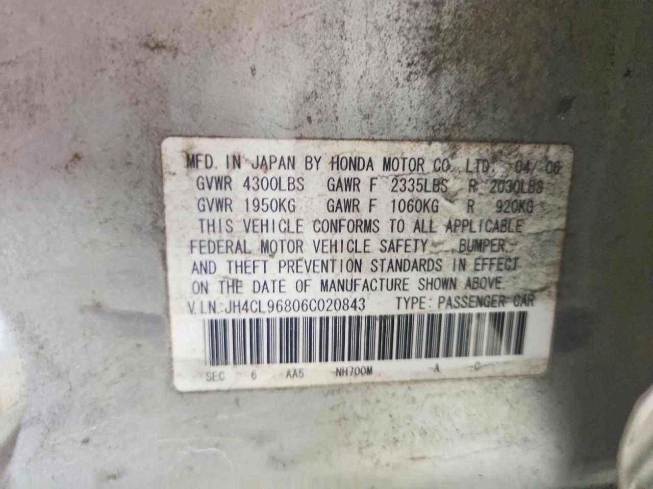 2006 Acura TSX