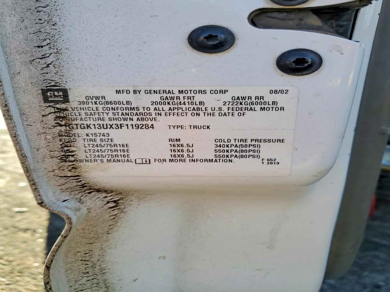 2003 GMC Sierra K1500 Heavy Duty