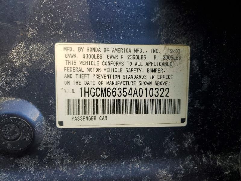 2004 Honda Accord lx