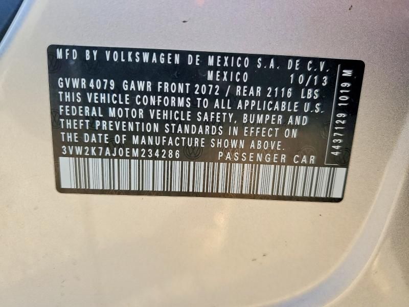 2014 Volkswagen Jetta Base