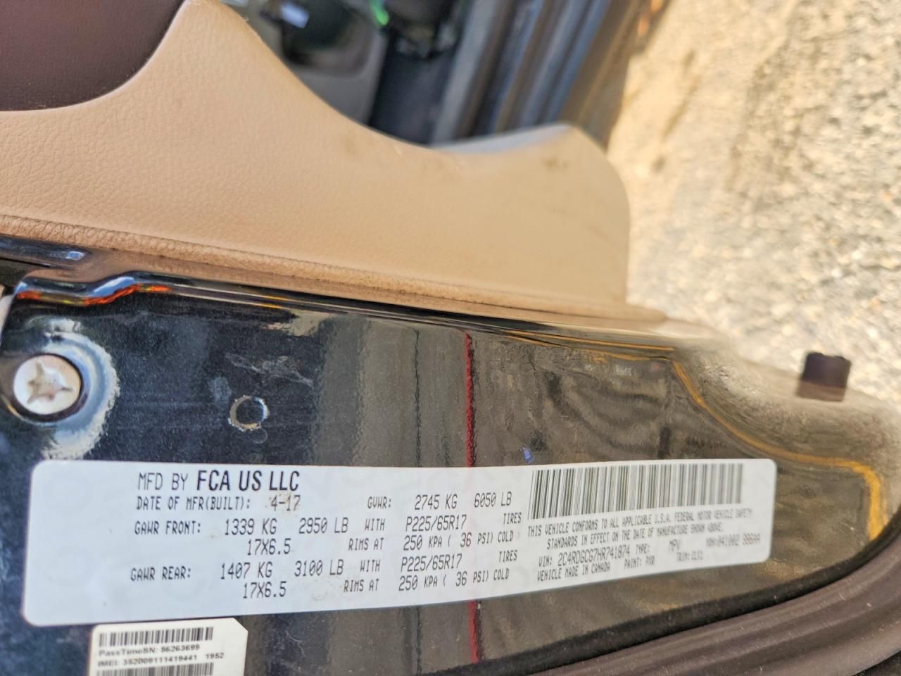 2017 Dodge Grand Caravan sxt