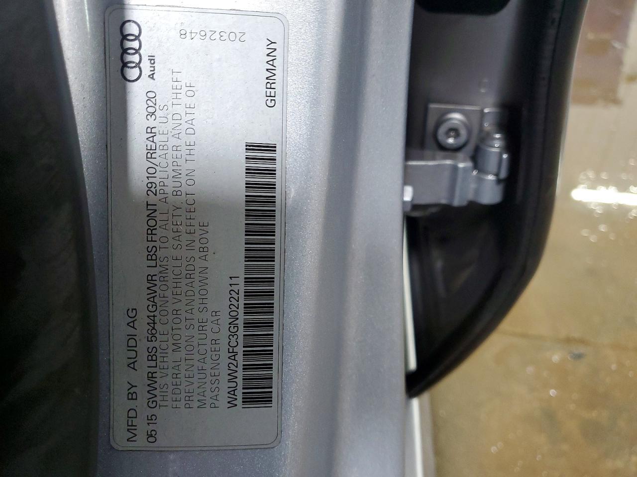 2016 Audi S7 Prestige