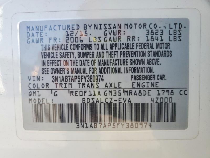 2015 Nissan Sentra s