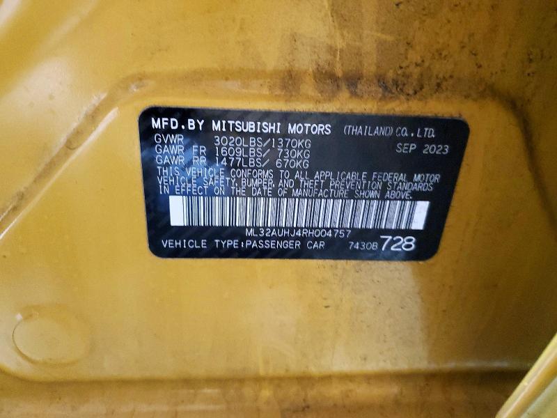 2024 Mitsubishi Mirage es