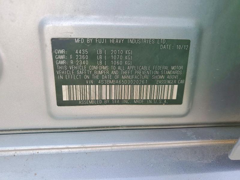 2013 Subaru Legacy 2.5i