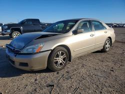 Honda Accord salvage cars for sale: 2006 Honda Accord ex