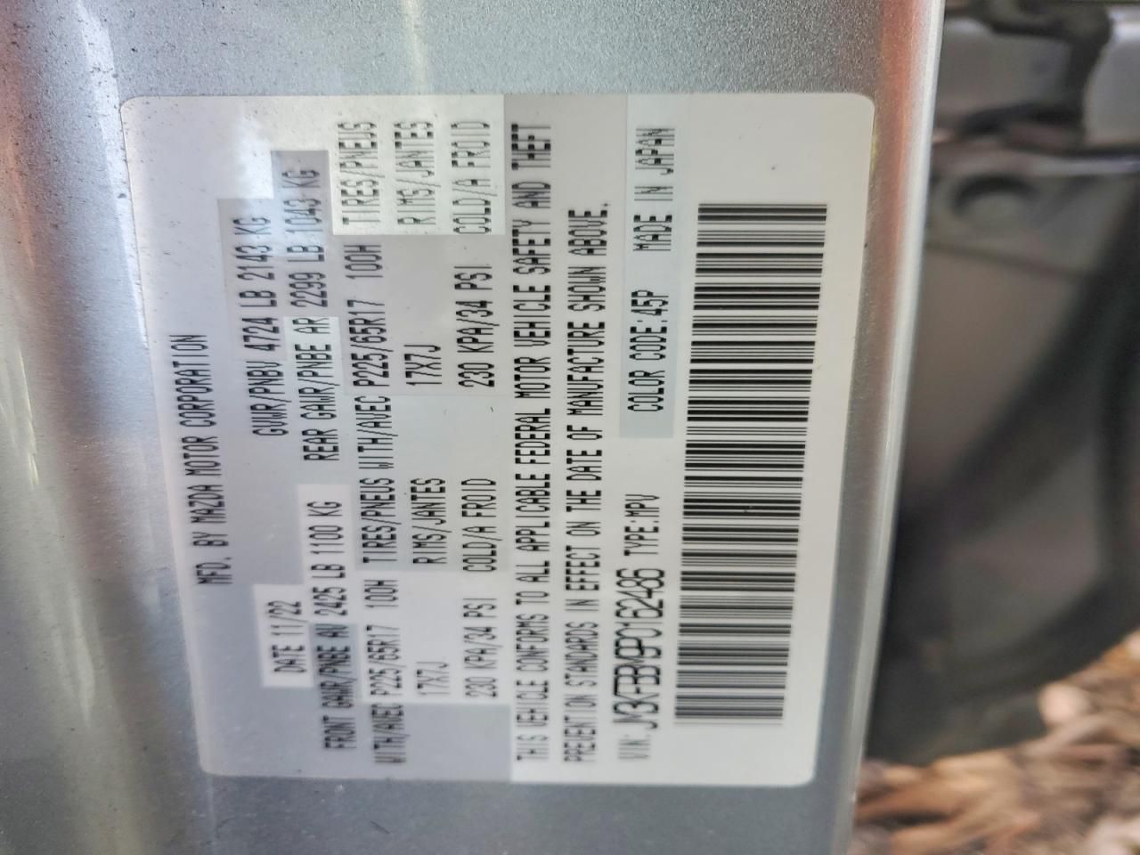 2023 Mazda Cx-5 Select