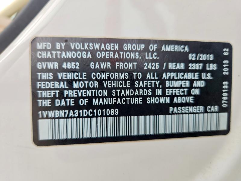 2013 Volkswagen Passat se