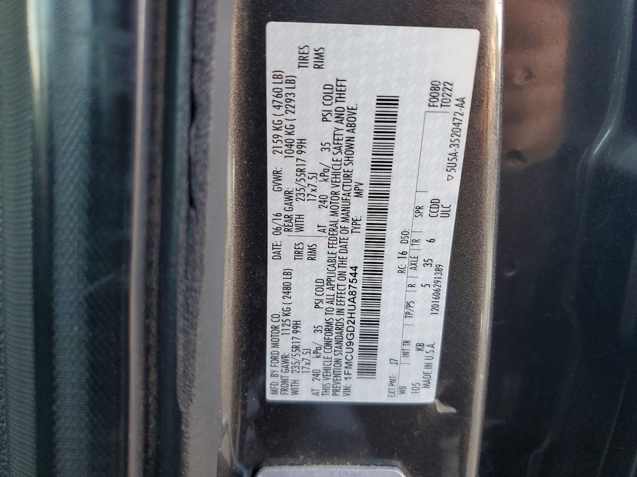 2017 Ford Escape se