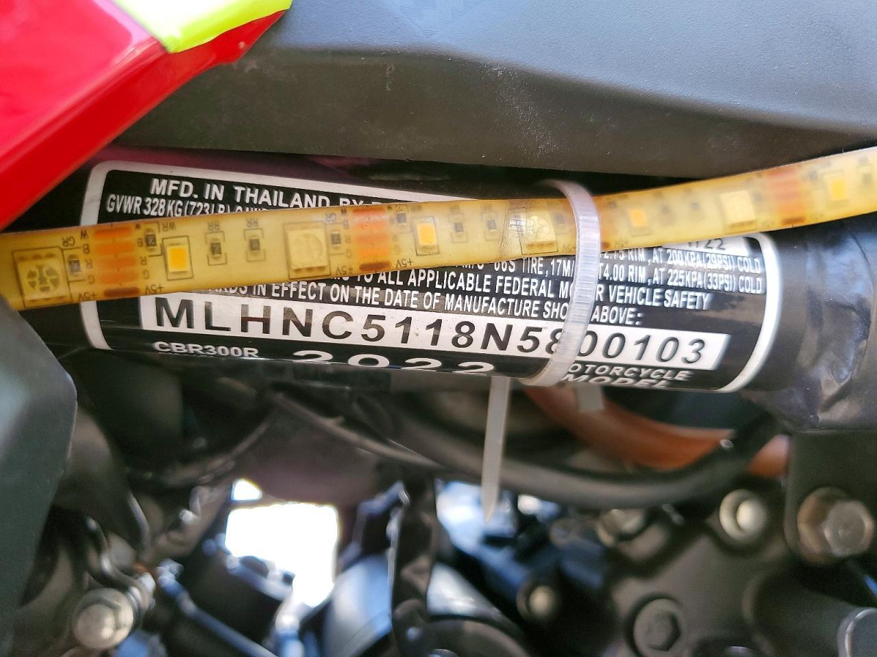 2022 Honda CBR300 R