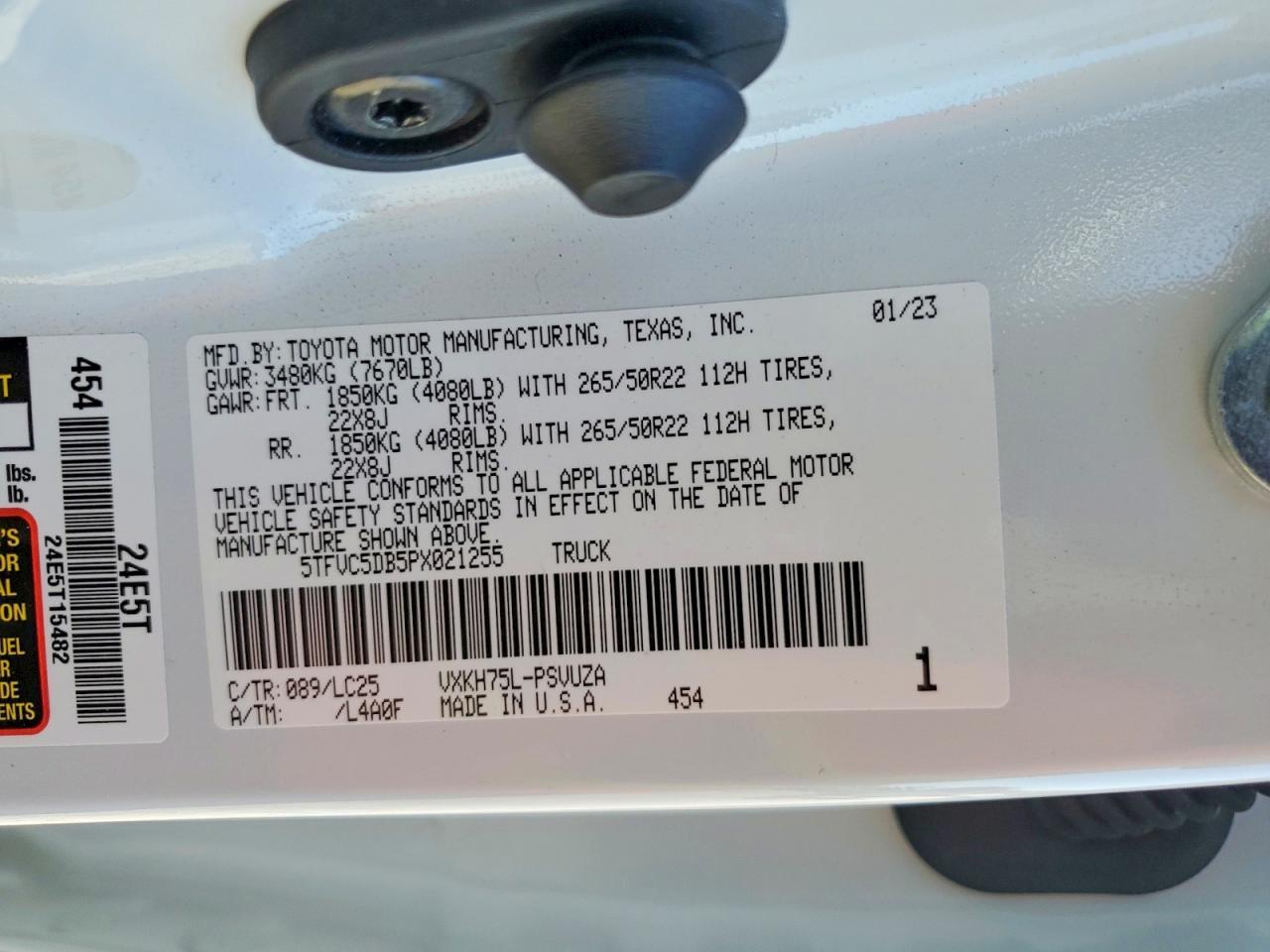 2023 Toyota Tundra Capstone HV