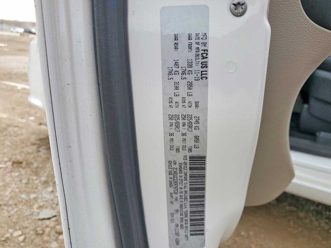 2019 Dodge Grand Caravan sxt