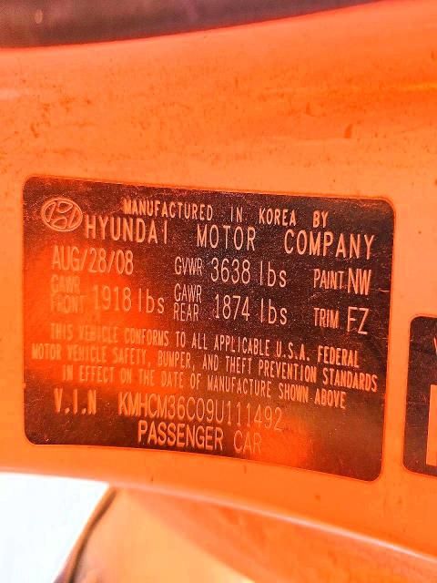 2009 Hyundai Accent gs