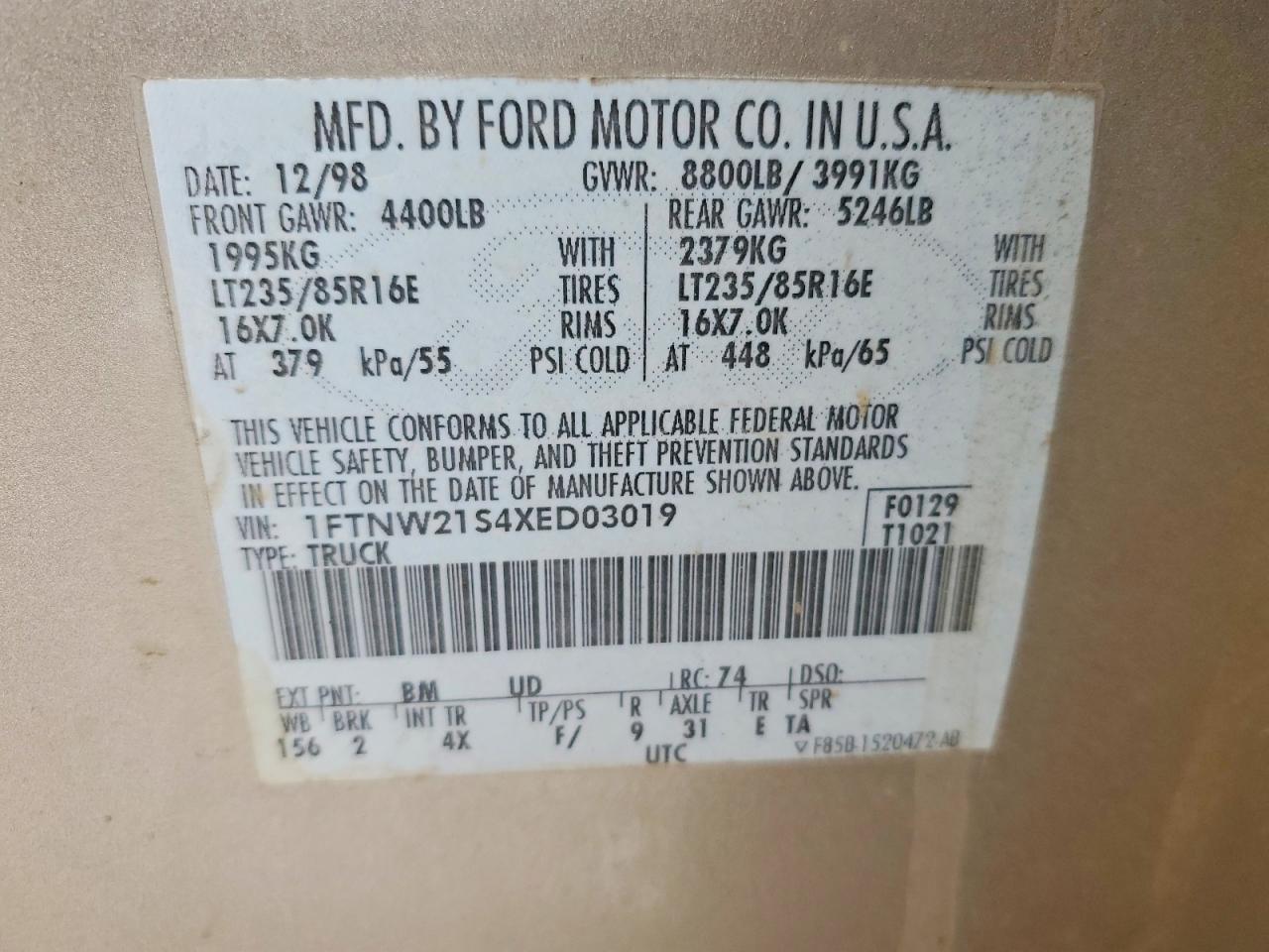 1999 Ford F250 Super Duty