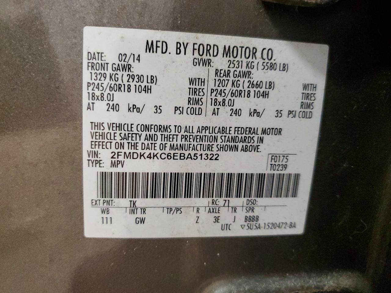 2014 Ford Edge Limited