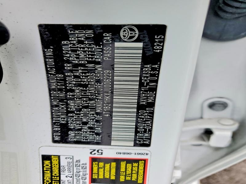 2018 Toyota Camry Hybrid