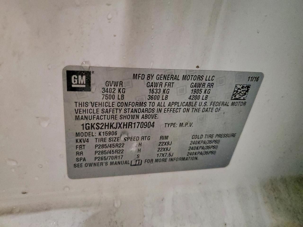 2017 GMC Yukon xl Denali