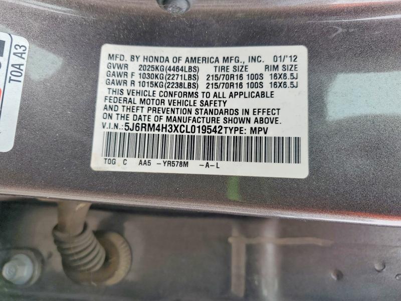 2012 Honda Cr-v lx