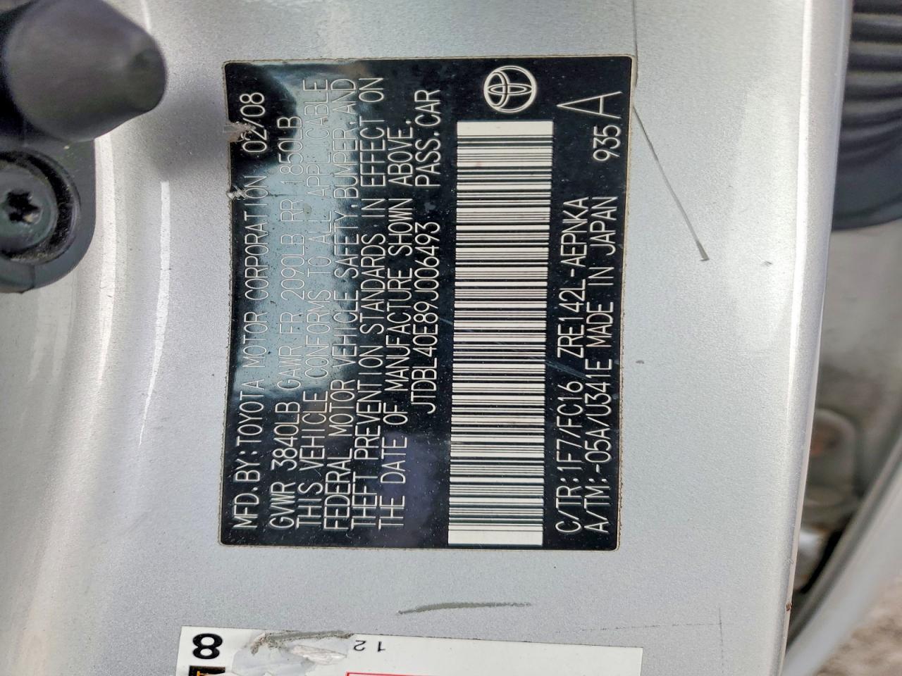 2009 Toyota Corolla Base