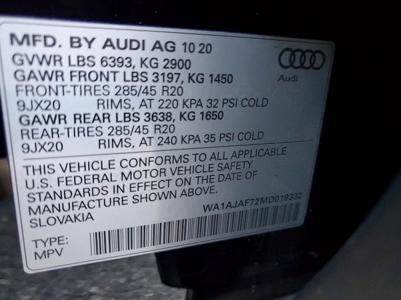 2021 Audi Q7 Premium