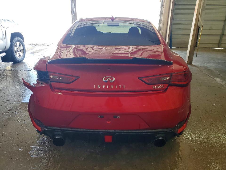 2017 Infiniti Q60 red Sport 400