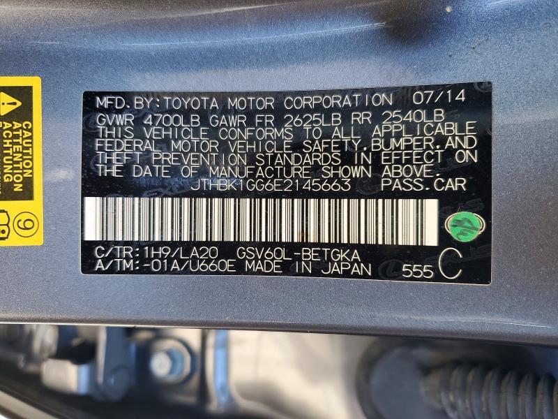 2014 Lexus Es 350