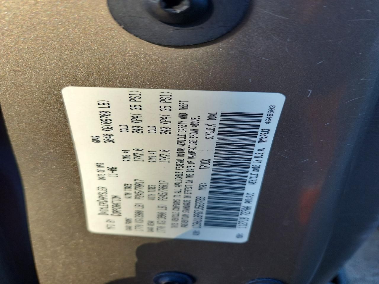 2007 Dodge Ram 1500 st