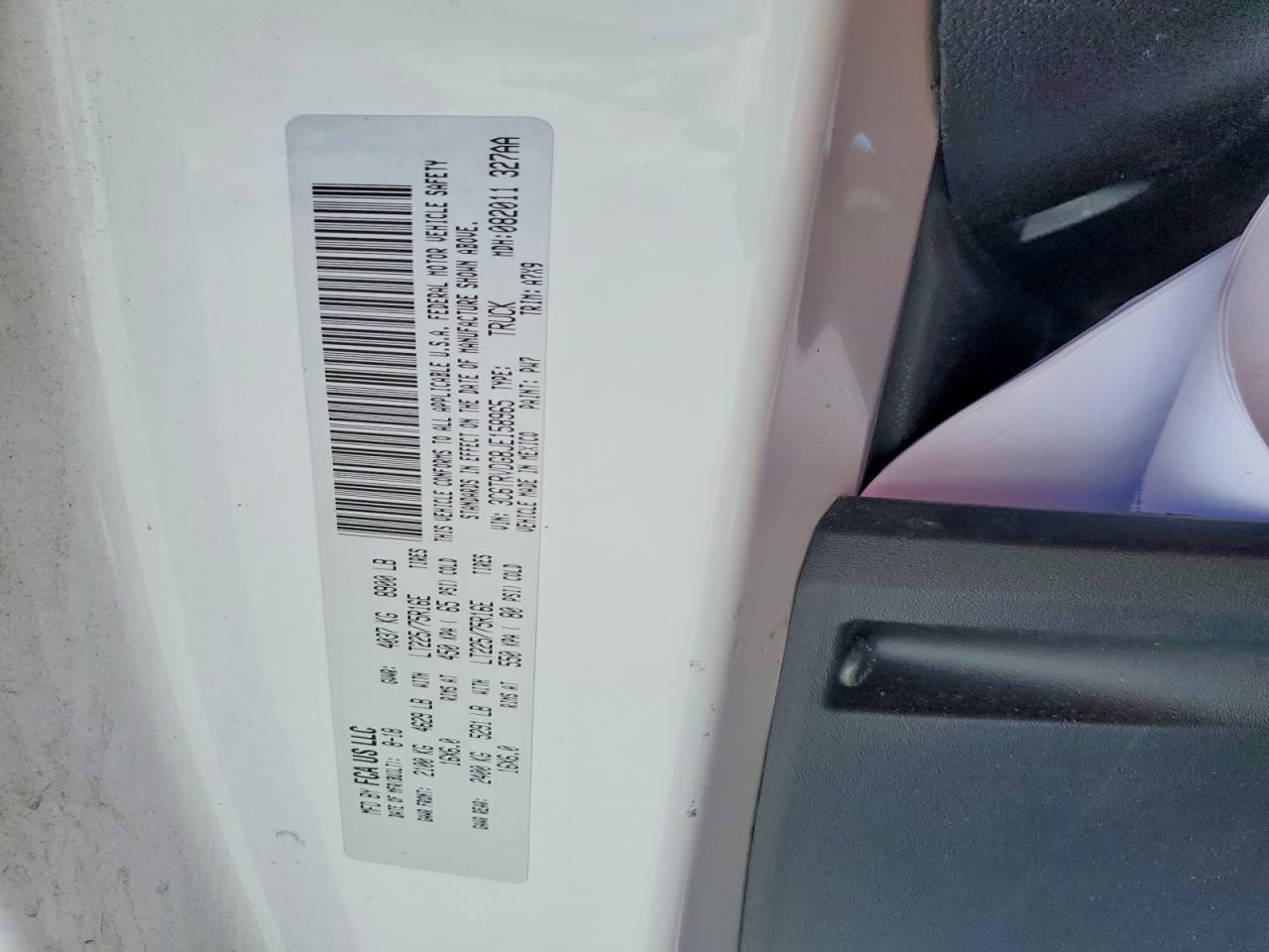 2018 Dodge RAM Promaster 2500 2500 High