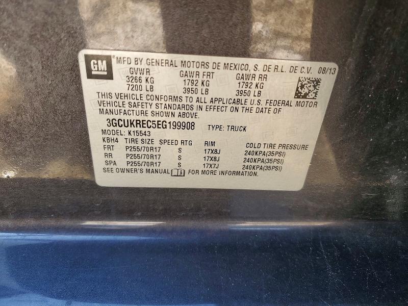 2014 Chevrolet Silverado K1500 lt