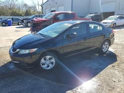 Honda salvage cars for sale: 2013 Honda Civic lx