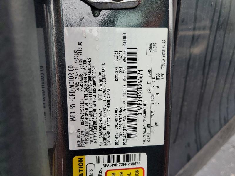 2015 Ford Fusion se