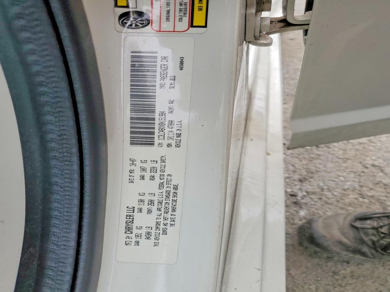 2008 Chrysler Sebring lx