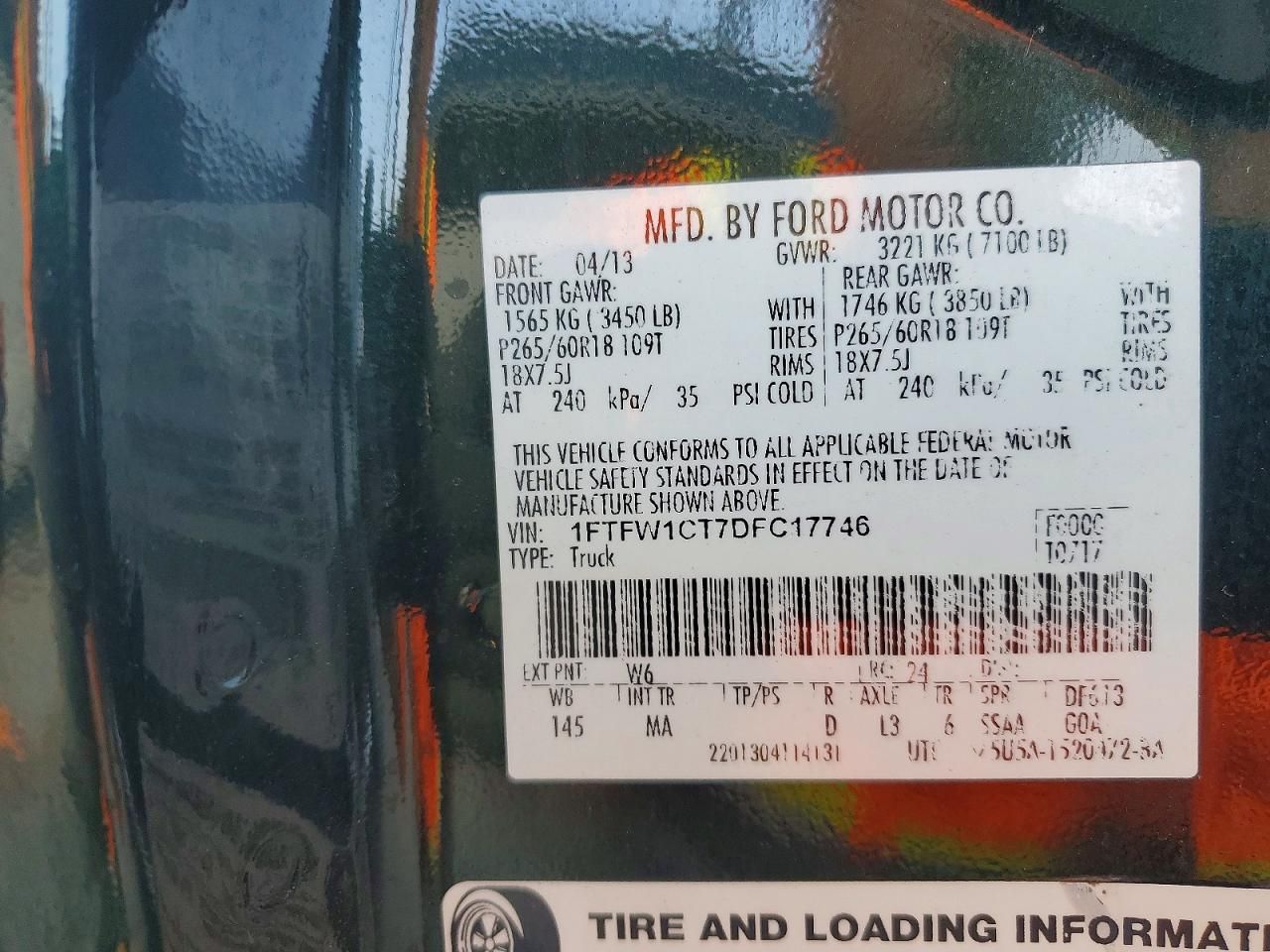 2013 Ford F150 Supercrew