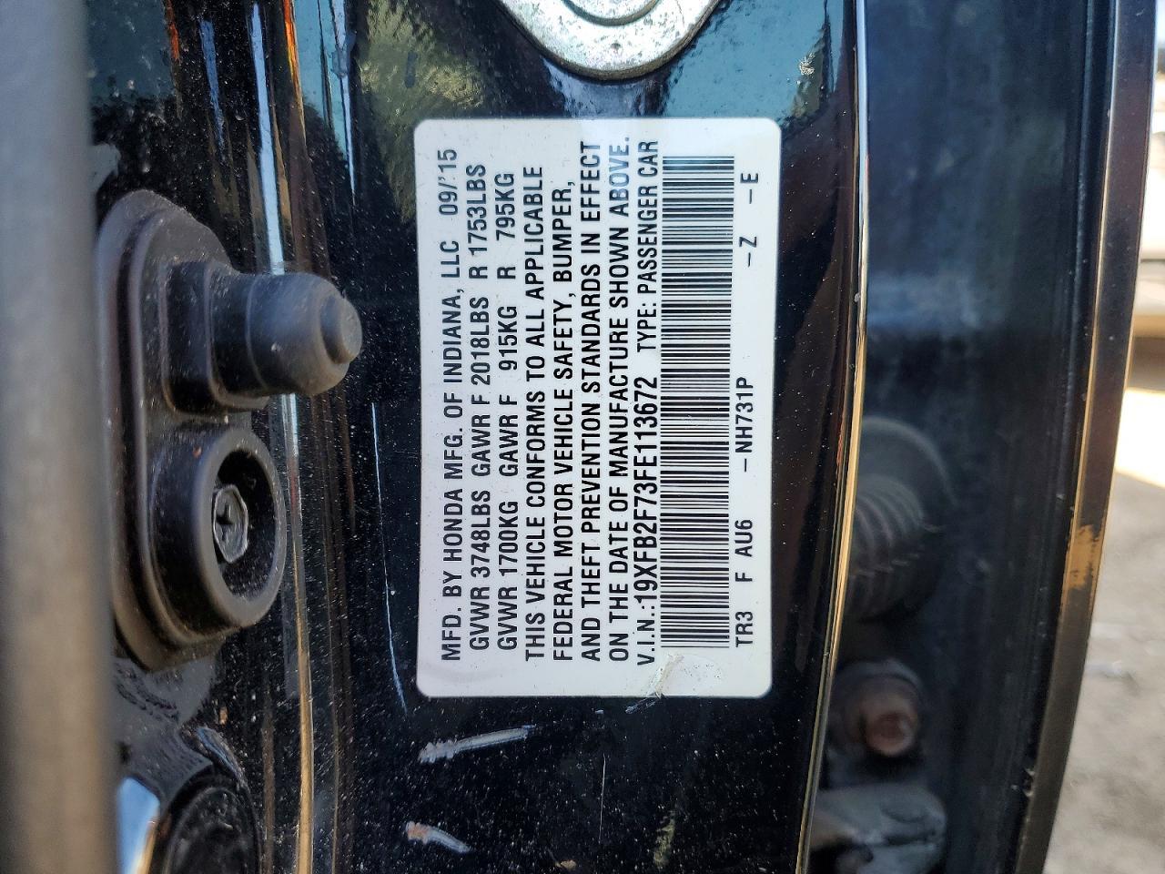 2015 Honda Civic se