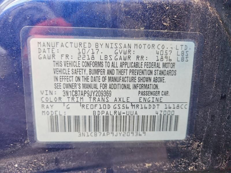 2018 Nissan Sentra sr Turbo