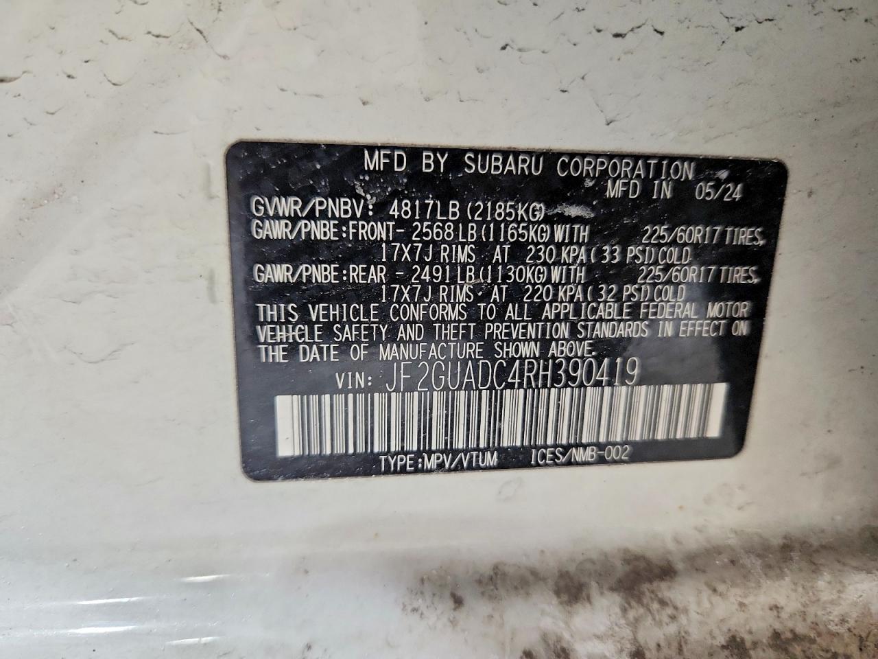 2024 Subaru Crosstrek Premium