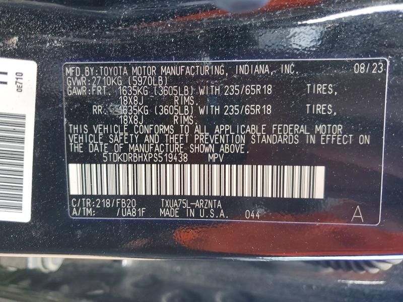 2023 Toyota Highlander l