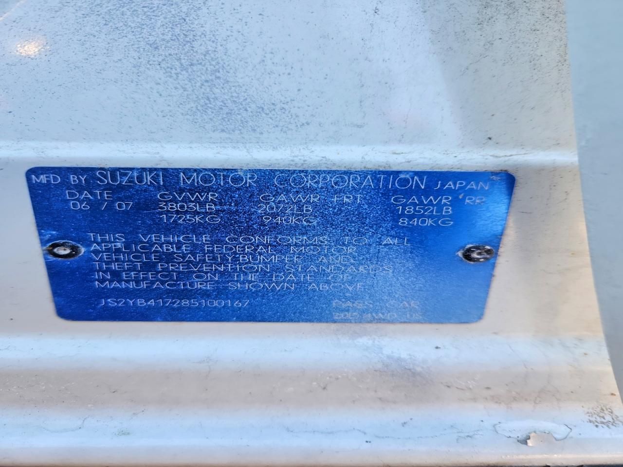 2008 Suzuki SX4 Touring