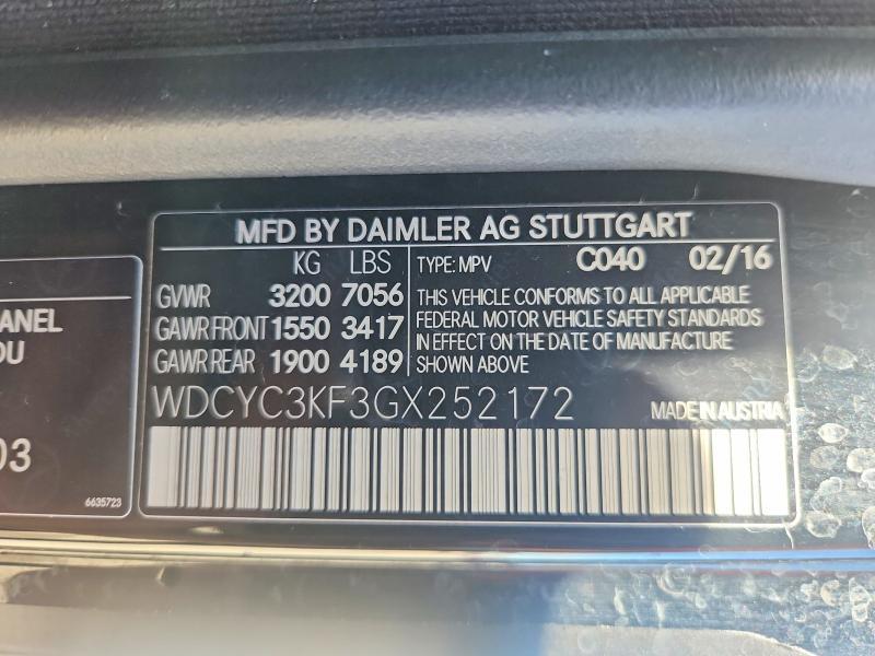 2016 Mercedes-Benz G 550
