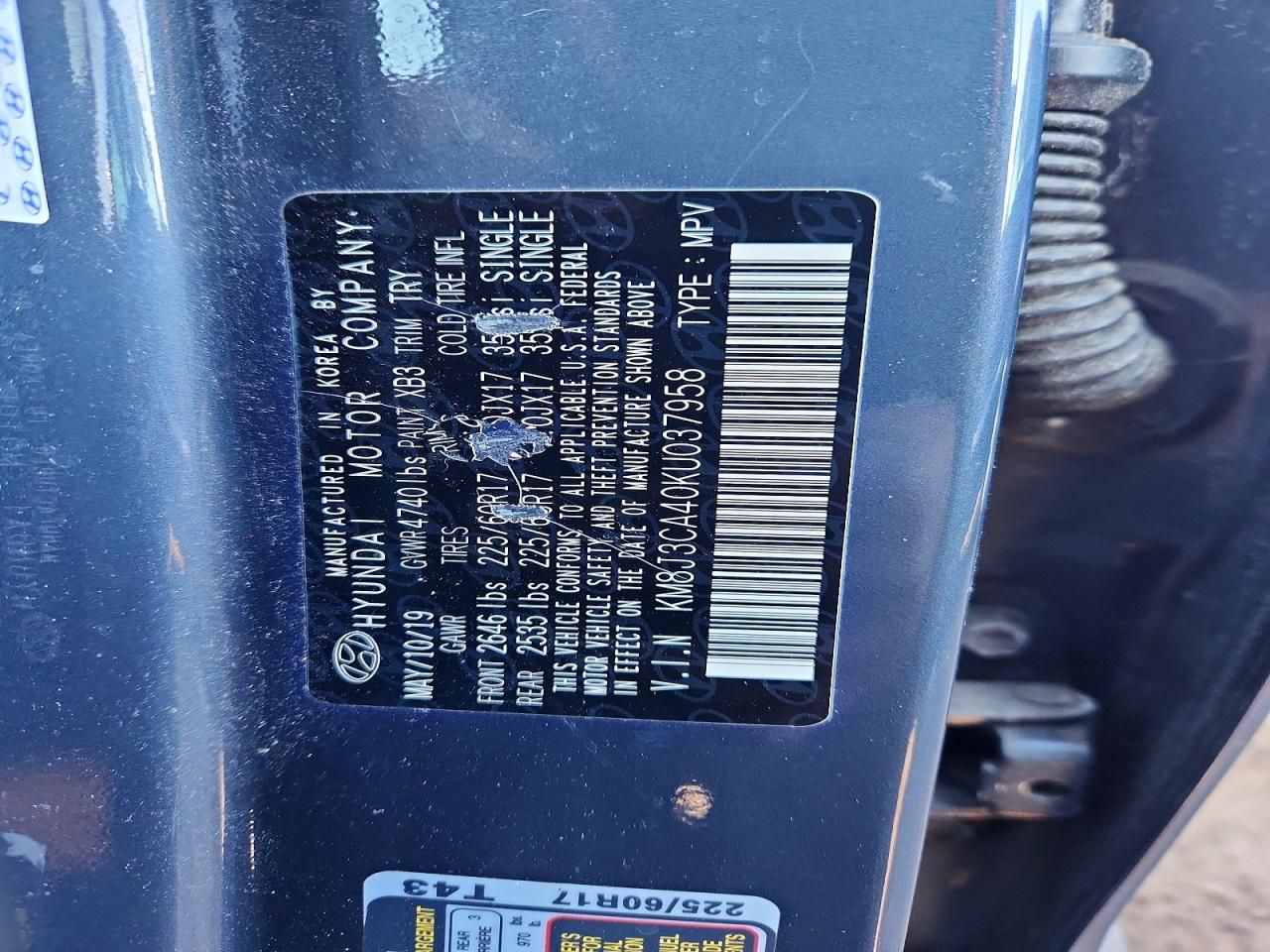 2019 Hyundai Tucson Limited