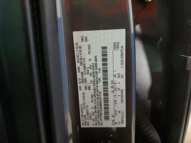 2021 Ford F150 Supercrew