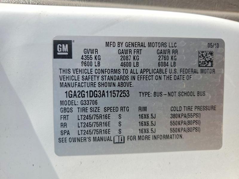 2010 Chevrolet C/T Bus